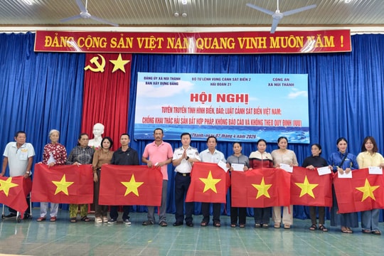 Nâng cao ý thức chấp hành pháp luật cho ngư dân xã Núi Thành