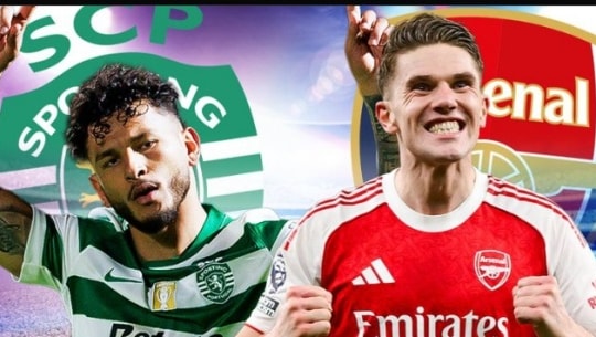 3 điểm nóng định đoạt trận Sporting CP gặp Arsenal tại tứ kết Champions League