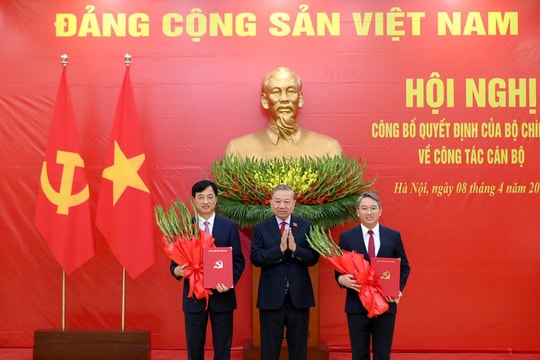 Đồng chí Nguyễn Duy Ngọc giữ chức Trưởng ban Tổ chức Trung ương; đồng chí Nguyễn Hải Ninh giữ chức Chánh Văn phòng Trung ương Đảng