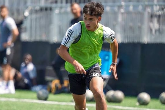 Tài năng trẻ Gavin Turner của D.C. United sẵn sàng khoác áo Đội tuyển Việt Nam