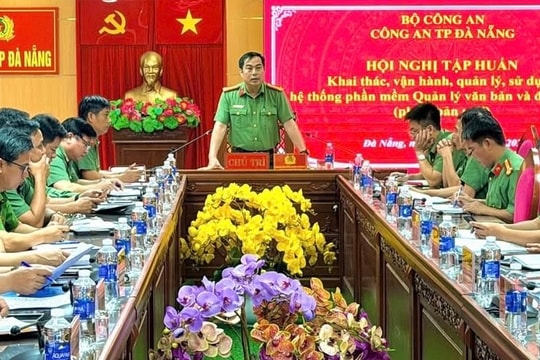 Công an Đà Nẵng tập huấn triển khai chữ ký số trên hệ thống quản lý văn bản và điều hành