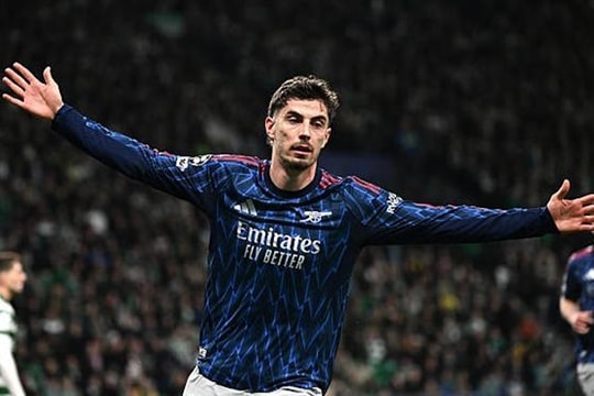 Kai Havertz ghi bàn phút bù giờ giúp Arsenal đánh bại Sporting CP tại Champions League