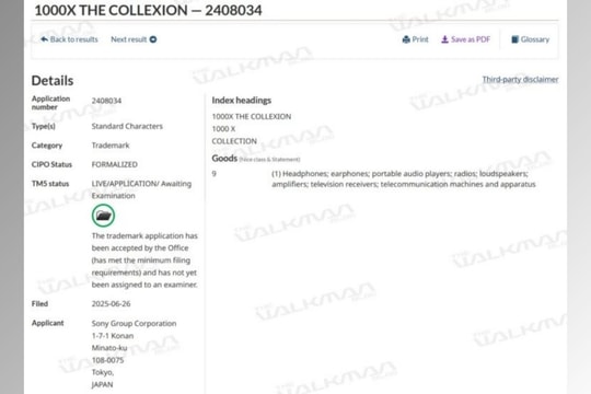 Sony The ColleXion lộ diện: Tai nghe không dây phiên bản giới hạn với mức giá kỷ lục