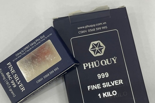 Giá bạc Phú Quý hôm nay 8/4/2026: Bạc thỏi tăng mạnh