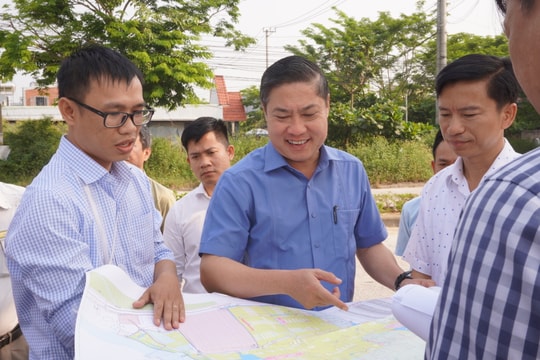 Lãnh đạo thành phố Đà Nẵng khảo sát các dự án tại phường An Thắng