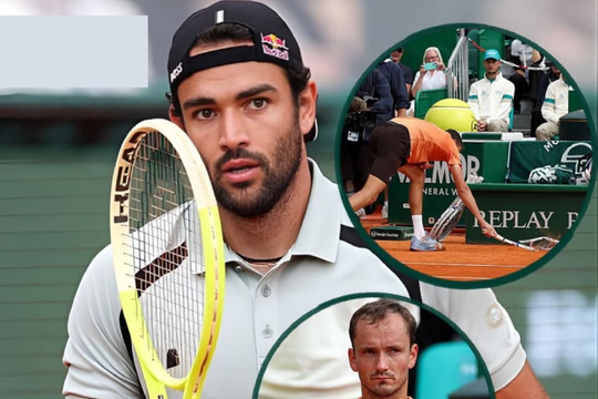 Chấn động Monte Carlo: Matteo Berrettini hạ Daniil Medvedev 6-0, 6-0, lập loạt kỷ lục điên rồ