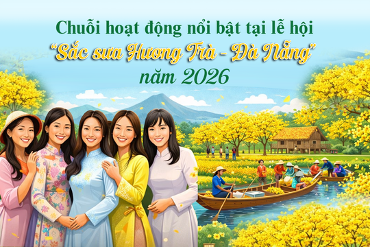 Chuỗi hoạt động nổi bật tại lễ hội “Sắc sưa Hương Trà - Đà Nẵng” năm 2026