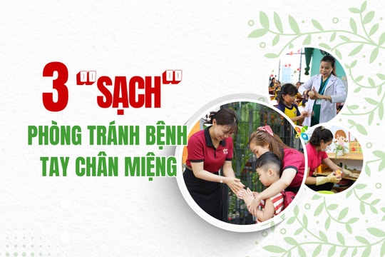 3 "sạch" trong phòng tránh bệnh tay chân miệng