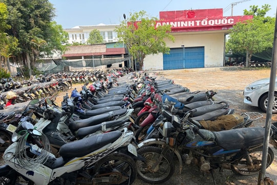 Cảnh sát giao thông thông báo tìm chủ sở hữu của hơn 300 phương tiện vi phạm
