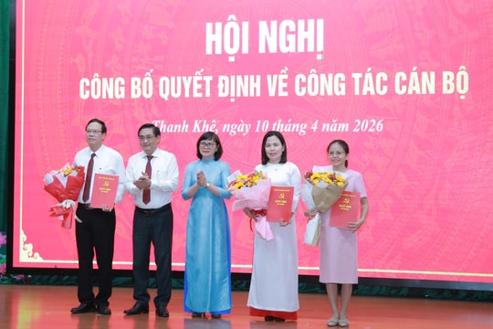 Phường Thanh Khê kiện toàn 12 chức danh lãnh đạo chủ chốt nhiệm kỳ 2026 - 2031