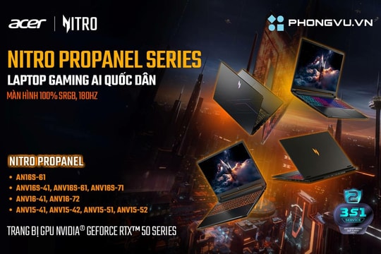 Nitro ProPanel: Giải pháp laptop gaming ổn định cho các tựa game eSport và AAA