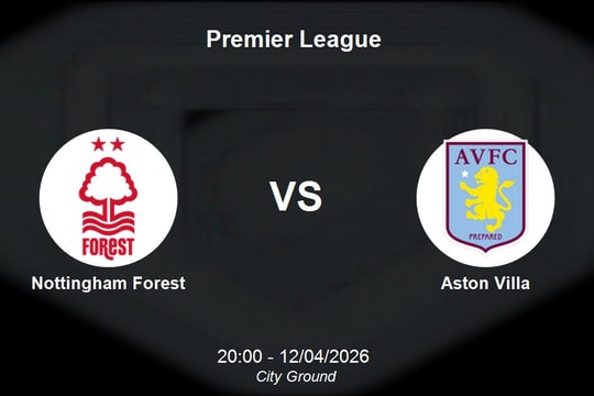 Nhận định Nottingham Forest vs Aston Villa - Vòng 31 Premier League