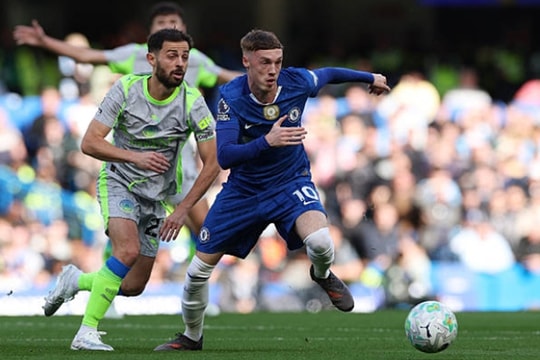 Man City gieo sầu cho Chelsea tại Stamford Bridge: Cole Palmer lạc lõng giữa hệ thống rệu rã