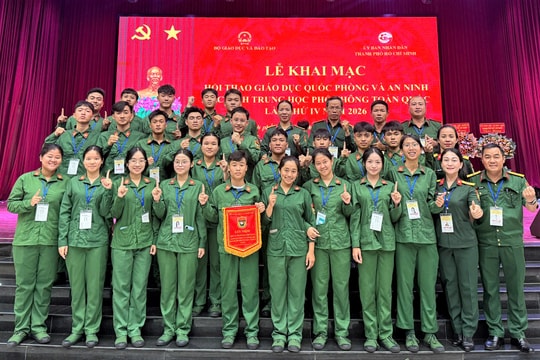 Khai mạc Hội thao Giáo dục quốc phòng và an ninh học sinh THPT toàn quốc lần thứ 4 năm 2026