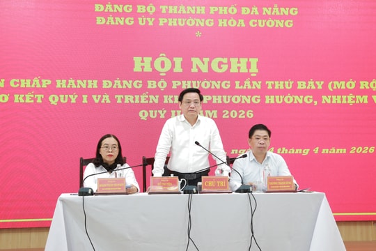 Phường Hòa Cường thu ngân sách quý I/2026 đạt hơn 2.000 tỷ đồng