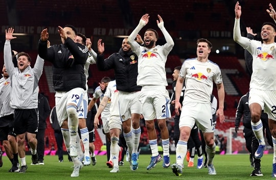 Leeds United quật ngã Man Utd tại Old Trafford: Cú hích lịch sử sau 45 năm