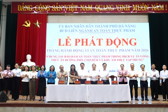 Đà Nẵng phát động Tháng hành động vì an toàn thực phẩm năm 2026