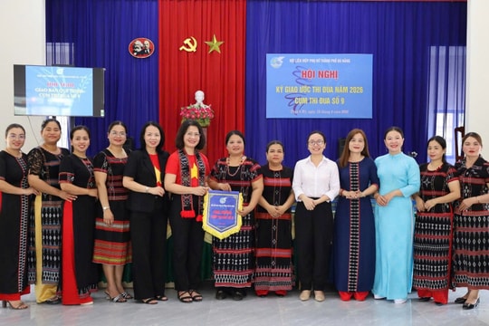 Phụ nữ Cụm thi đua số 9 ký kết giao ước thi đua năm 2026