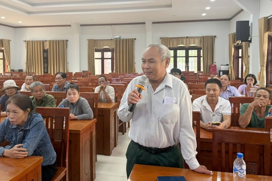 Xã Tiên Phước đối thoại với các hộ dân bị ảnh hưởng bởi dự án giao thông