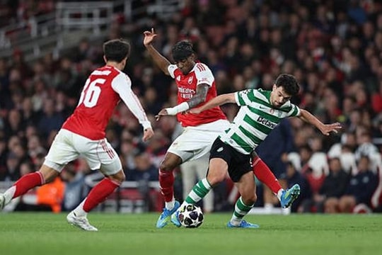Arsenal hòa Sporting CP 0-0: Nỗi lo từ sự vắng mặt của Odegaard và Saka tại Champions League