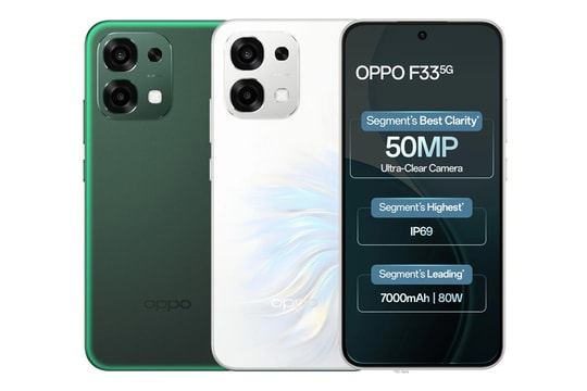 OPPO F33 Series trình làng: Pin 7,000 mAh và bước tiến mới về độ bền smartphone tầm trung
