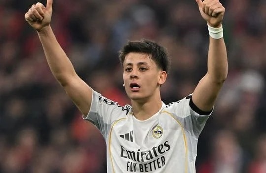 Arda Guler ghi cú đúp lịch sử trong ngày Real Madrid bị loại khỏi Champions League
