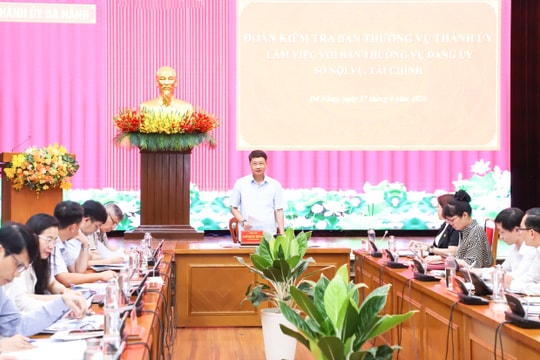 Tăng cường kiểm tra, giám sát, nâng cao hiệu quả lãnh đạo đối với Sở Tài chính và Sở Nội vụ