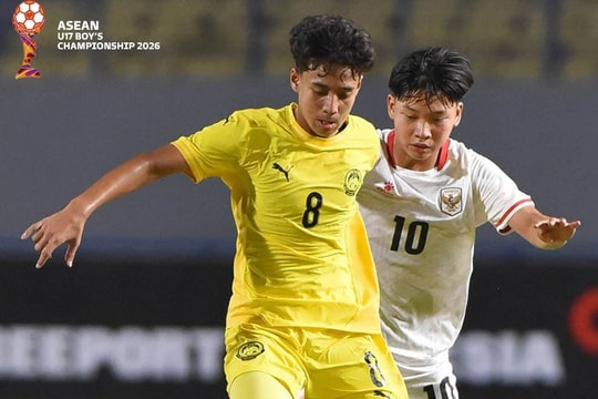 U17 Indonesia đứng trước nguy cơ bị loại sau trận thua sốc U17 Malaysia