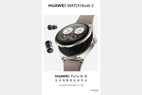 Huawei Watch Buds 2 ấn định ngày ra mắt: Bước tiến mới của đồng hồ thông minh tích hợp tai nghe
