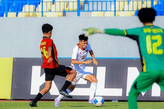 U17 Việt Nam khẳng định vị thế ứng viên vô địch giải Đông Nam Á 2026
