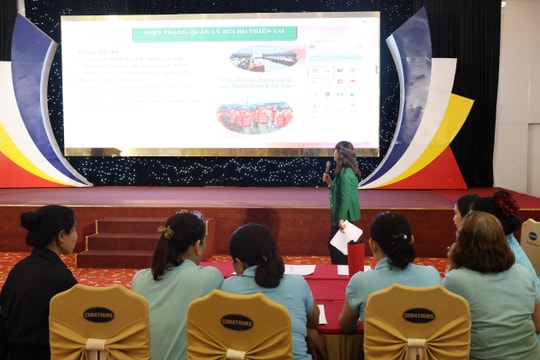 Tập huấn nâng cao năng lực lồng ghép giới trong phòng, chống thiên tai