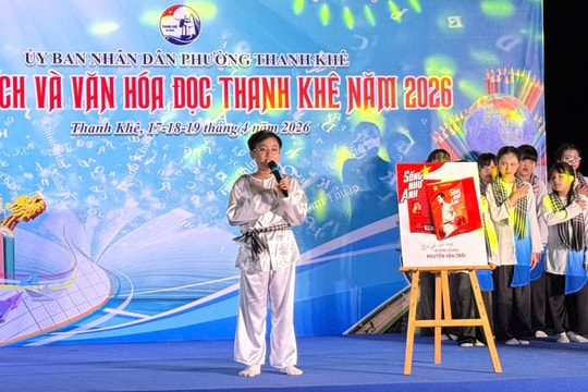 Sôi nổi Ngày sách và Văn hóa đọc phường Thanh Khê