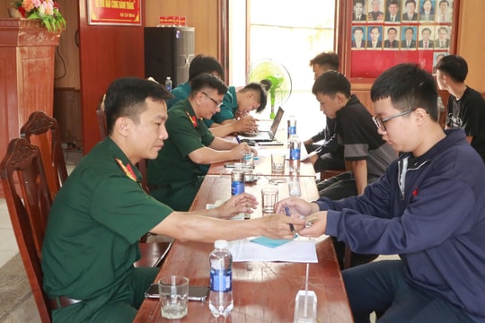 Tam Kỳ: 100% thanh niên đủ 17 tuổi đăng ký nghĩa vụ quân sự lần đầu năm 2026