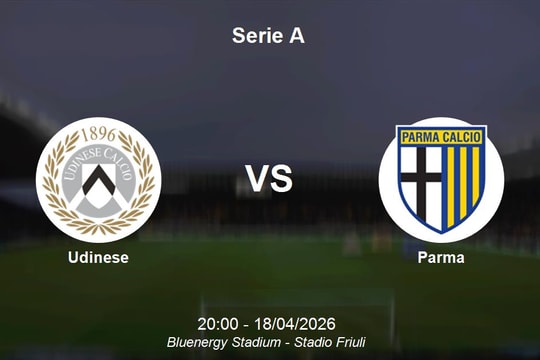 Nhận định Udinese vs Parma - Serie A: Lợi thế nghiêng về chủ nhà