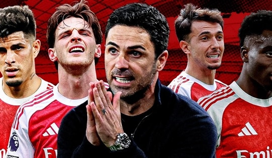 Arsenal và cơn kiệt quệ thể lực: Cái giá từ sự bảo thủ của Mikel Arteta