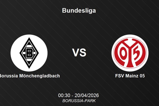 Nhận định Borussia Mönchengladbach vs FSV Mainz 05 - Bundesliga 2025/26