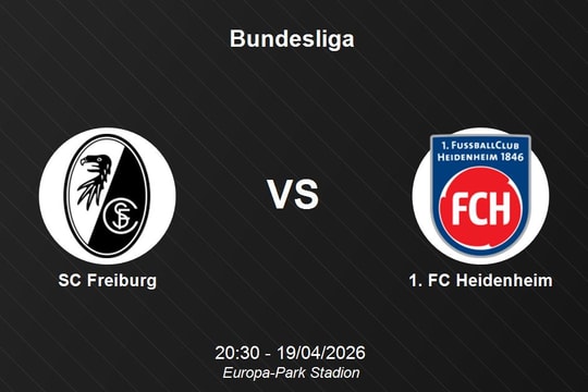 Nhận định SC Freiburg vs 1. FC Heidenheim - Cơ hội bứt phá của chủ nhà