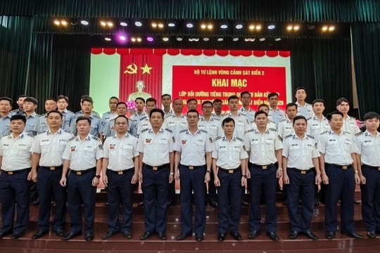 Khai mạc lớp bồi dưỡng tiếng Trung Quốc tại Vùng Cảnh sát biển 2