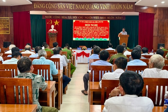 Xã Tiên Phước triển khai xây dựng xã không ma túy đến năm 2030
