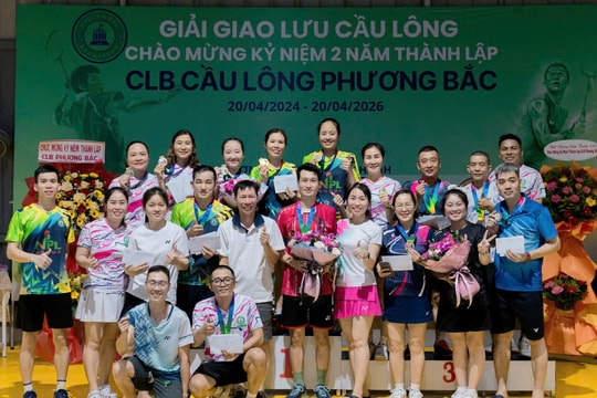 Giải cầu lông Phương Bắc thành công rực rỡ