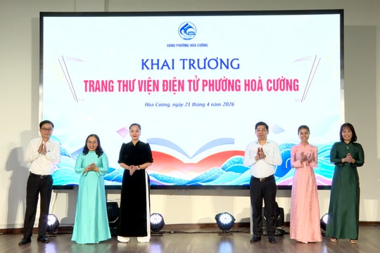 Phường Hòa Cường phát động phong trào đọc sách