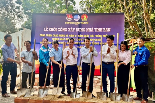 Đoàn Thanh niên phường Bàn Thạch khởi công xây dựng “Nhà tình bạn”