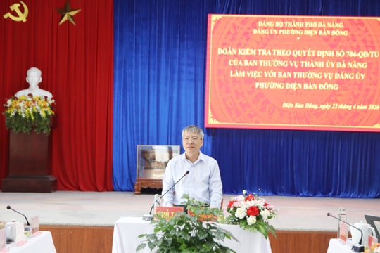 Phường Điện Bàn Đông cần phân nhiệm rõ trách nhiệm để vận hành chính quyền địa phương 2 cấp hiệu quả