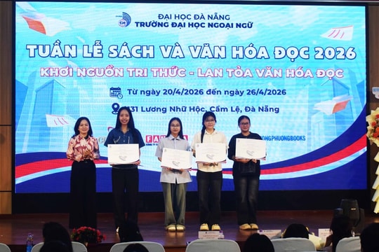 Trường Đại học Ngoại ngữ Đà Nẵng khai mạc Tuần lễ sách và văn hóa đọc năm 2026