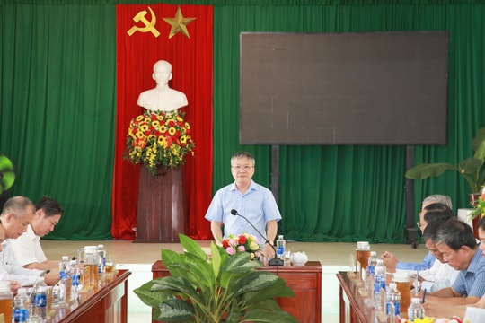 Kiểm tra việc triển khai nhiệm vụ tại hai phường Hội An Đông, Hội An Tây