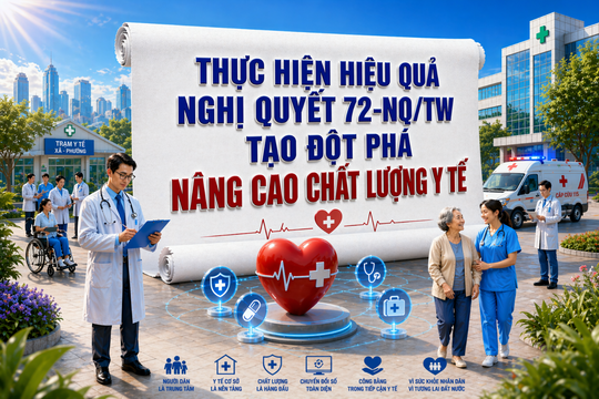 Thực hiện hiệu quả Nghị quyết số 72-NQ/TW, tạo đột phá nâng cao chất lượng y tế