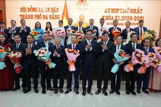 Phê chuẩn kết quả bầu Chủ tịch, Phó Chủ tịch UBND thành phố Đà Nẵng nhiệm kỳ 2026 - 2031