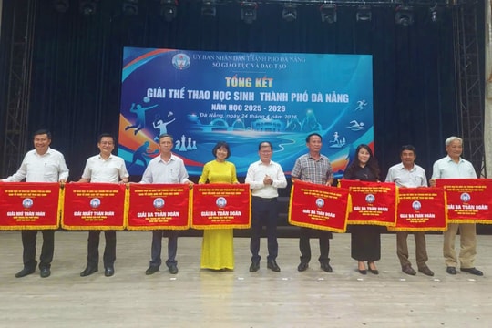 Giải thể thao học sinh thành phố Đà Nẵng năm học 2025 - 2026: Phường Hòa Cường và Trường THPT Phan Châu Trinh nhất toàn đoàn