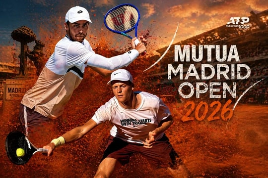 Madrid Open 2026: Jannik Sinner thị uy sức mạnh số 1 và làn sóng tài năng trẻ