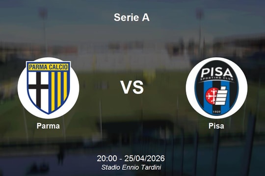 Nhận định Parma vs Pisa - Serie A: Cơ hội bứt phá cho đội chủ nhà
